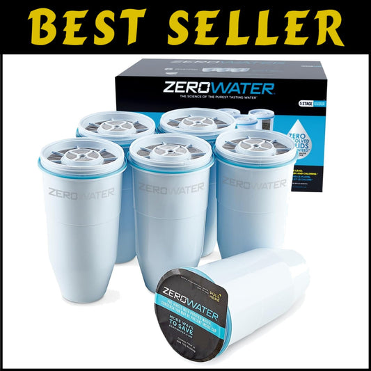 6-Pack Culligan 5-Stage Water Filters: Lead & Heavy Metal Reduction Technology