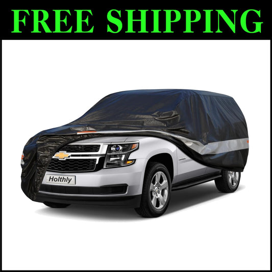 Complete Protection Car Cover for SUVs - Resilient Against UV, Snow, and Dust