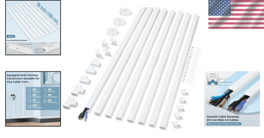 Safety-Focused Cord Concealer System - Perfect for Homes with Pets & Kids