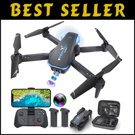 Portable Foldable Quadcopter Drone with 1080P Camera - Ideal for Fun Adventures
