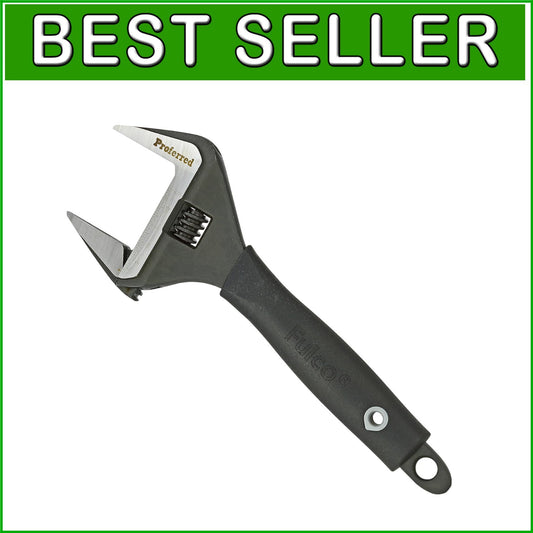 Adjustable Plumbing Wrench - Black Phosphate Finish, 12-Inch, 2.44" Jaw Opening
