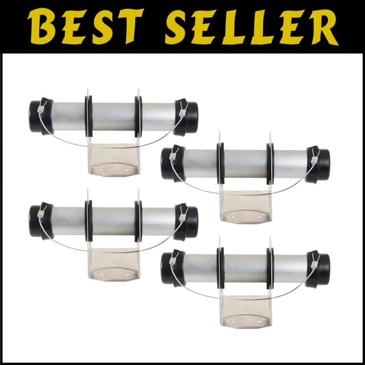 4 Pack Aluminum Trailer Document Holder - Secure Registration & Insurance Box