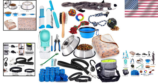 39-Piece Puppy Supplies Starter Kit - Ultimate Welcome Gift for New Dogs