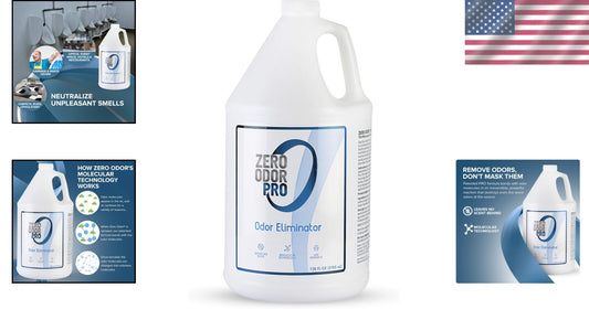 Powerful 128oz Odor Eliminator Spray - Effective Smoke & Pet Odor Remover