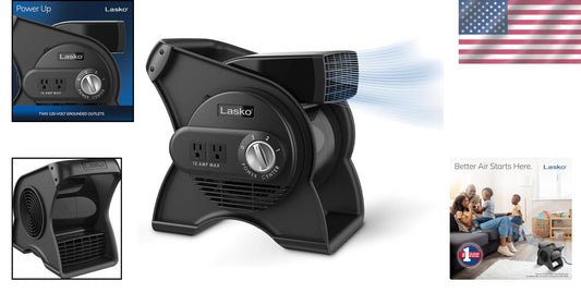 289 CFM Compact 12'' Utility Fan - High Velocity Performance for Indoor Use