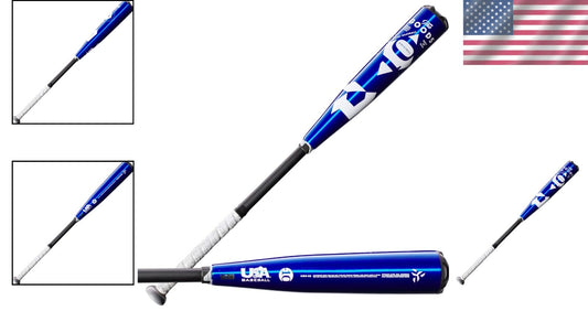 2023 -10 USA Baseball Bat - 30"/20 oz with X14 Alloy Barrel for Youth Players