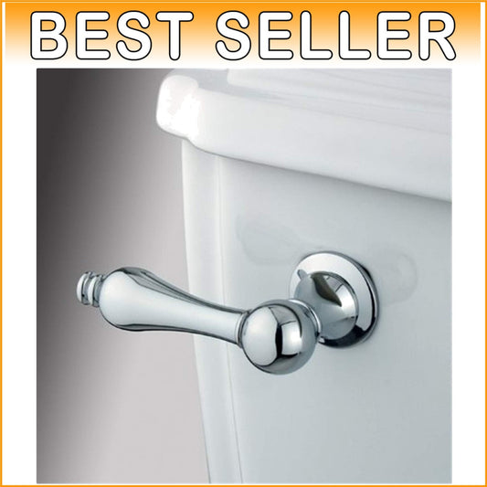 Ambidextrous L-Shaped Tank Lever in Polished Chrome - Victorian Style Excellence