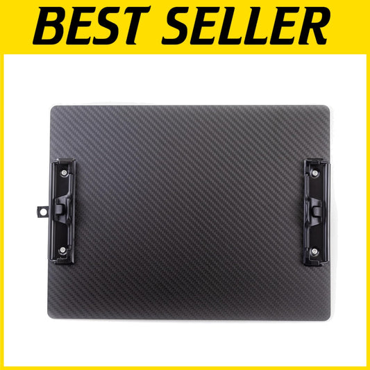 Lightweight Outdoor Carbon Fiber Clipboard - Dual Clips and Pen Holder Design