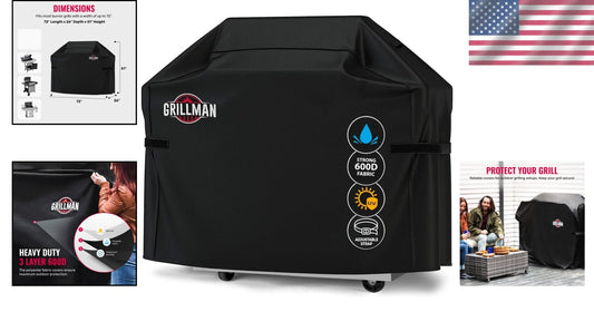 Durable and Waterproof BBQ Grill Cover - 72-Inch Protection Against Elements