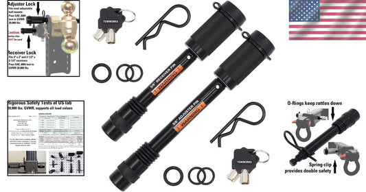 Durable Weather-Resistant Trailer Lock Set for Secure Towing Solutions