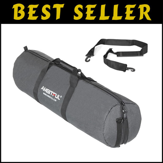 Widened Tripod Carrying Case Bag for Light Stands - Water Resistant & Durable