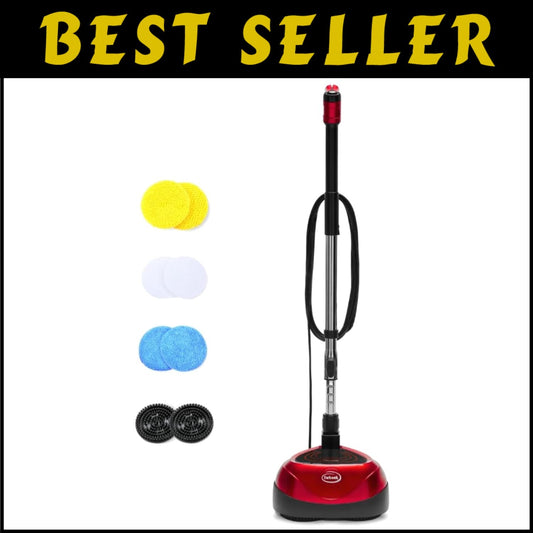 Versatile 3-in-1 Floor Cleaner & Polisher - 2200 RPM Lightweight Machine