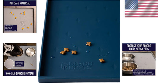 Dishwasher Safe Pet Feeding Mat - Waterproof Extra Large Size for Dogs & Cats