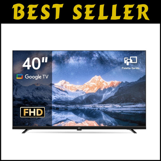 Lightweight 40-Inch Smart LED TV with 1080p Resolution & Multiple Connections