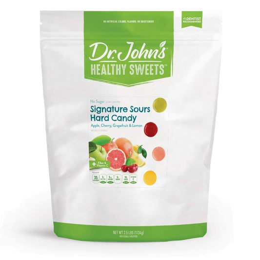 Dr. John’s Sugar Free Hard Candy - Vegan & Keto Snacks, 252 Count, Sour Flavors