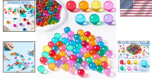 0.55 Inch Cat Eyes Glass Marbles - 1000 Pieces for DIY fun & Educational Play