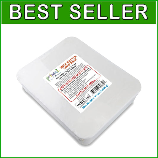 Moisturizing Glycerin Soap Base – 10 lbs of Vegan Shea for Custom Soap Projects