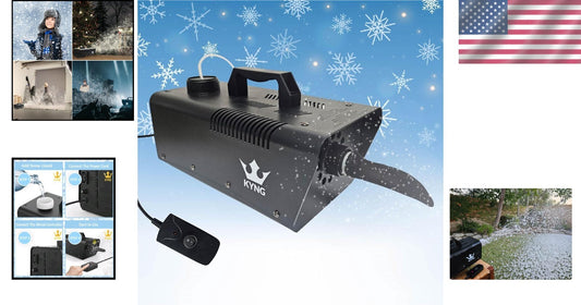 650W Wired Remote Snow Machine - Perfect for Christmas Parties & Events