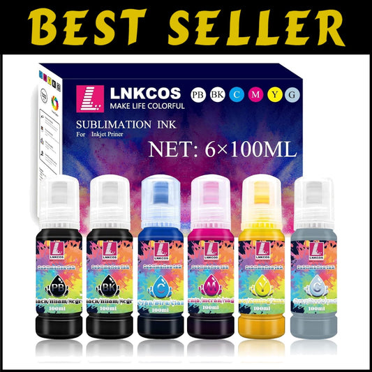 Easy-Fill 600ML Sublimation Ink for ET-8500 ET-8550 Printers - No Syringe Needed