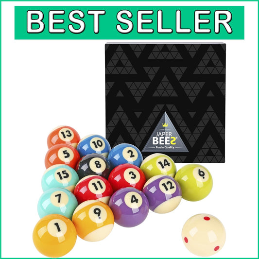 Colorful 16-Piece Billiard Balls Set - Perfect for Adults and Competitions