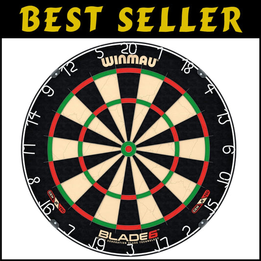 High-Performance Blade 6 Dartboard - Official Specs and Minimal Bounce Outs