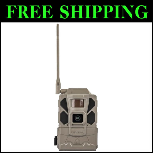 1080p Cellular Trail Camera with Low Glow IR and Night Vision - No SD Card Ne...