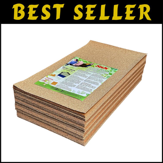 Disposable Bird Cage Liner 11" x 17" - Essential for Parakeets & Cockatiels