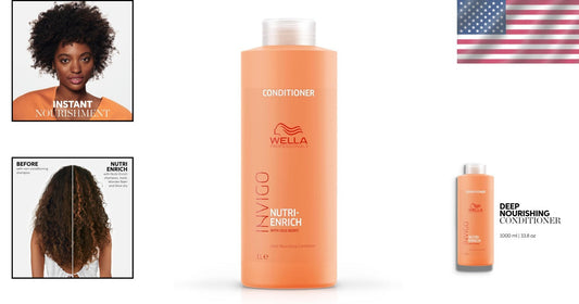 WELLA PROFESSIONALS Invigo Nutri-Enrich 33.8 Fl Oz Conditioner for Damaged Hair