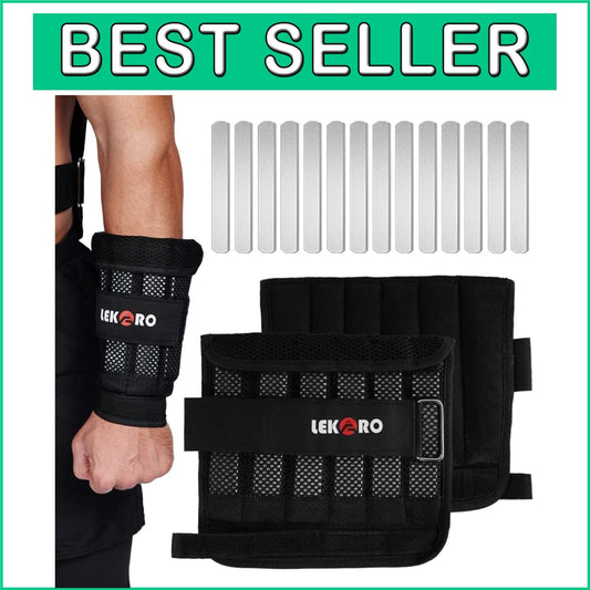 Customizable 6.6 Lbs Fitness Weights for Walking, Jogging, and Strength Training