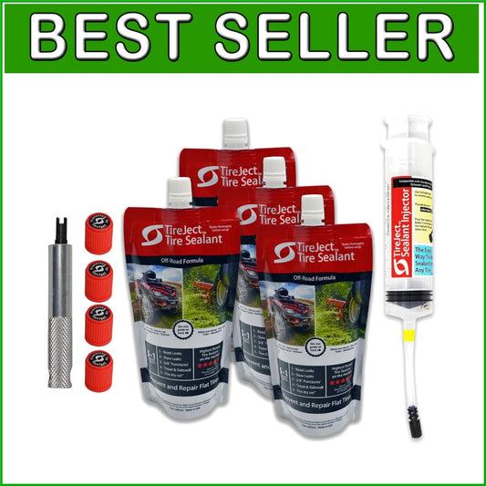 40oz Off-Road Tubeless Tire Sealant Kit - Permanent Flat Tire Repair Solution