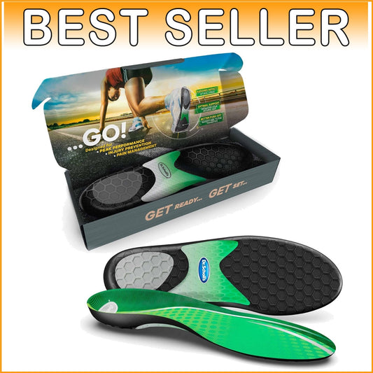 Shock-Absorbing Running Insoles for Men & Women - Prevent Plantar Fasciitis