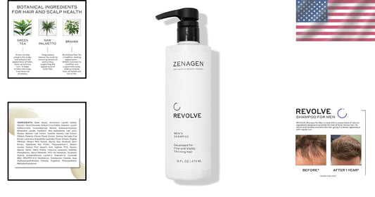 Revolve Revitalizing Shampoo - Supports Fuller Hair with Natural Ingredients