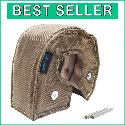 FireShield T4 Titanium Turbo Blanket - Ultimate Heat Shield for Turbochargers