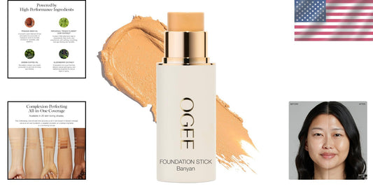 Creamy Complexion Foundation Stick - Flawless Full Coverage for Healthy Skin