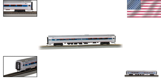 Detailed 85' Amtrak Amfleet I Café Car - Northeast Region Phase VI HO Scale