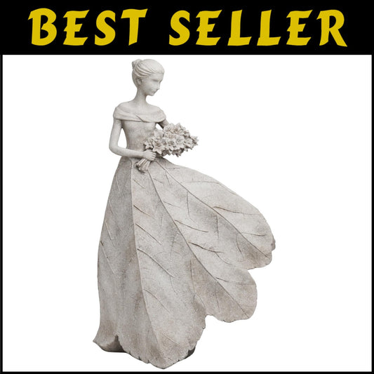 Exquisite Resin Fairy Garden Statue - Angel Girl Décor for Indoor & Outdoor