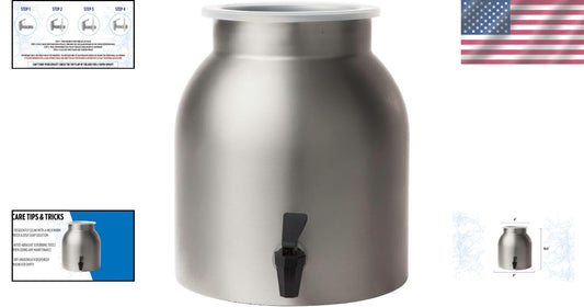 Elegant 2.2 Gallon Stainless Steel Water Dispenser - Eco-Friendly Design