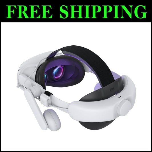 Integrated 6400mAh Audio Head Strap for Quest 2 - Ultimate VR Experience