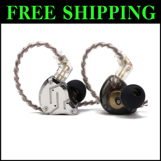 4BA+1DD Hybrid Driver High-Performance Gaming Earbuds with Detachable Cable