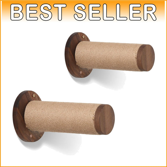 Set of 2 Durable Cat Wall Furniture Steps for Indoor Climbing & Scratching