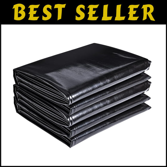 20 x 30 Ft HDPE Pond Liner - UV Resistant, Easy Cutting for Natural Ponds