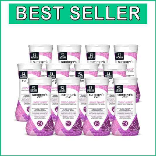 Island Splash Feminine Body Wash - Refreshing Daily Cleansing for Sensitive Skin