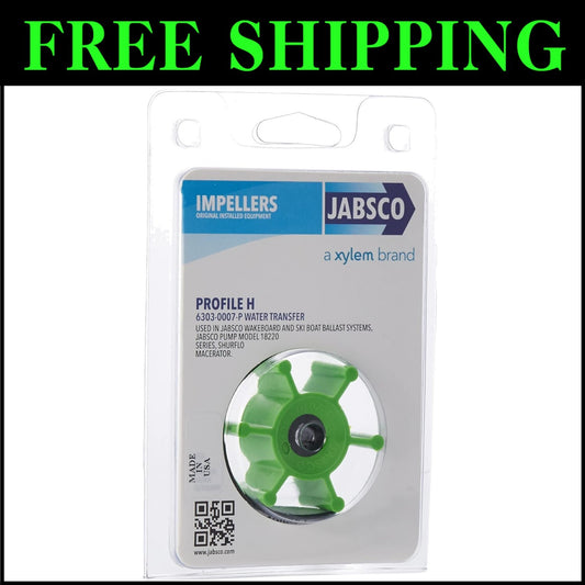 Durable 6-Blade Fishing Impeller - 5/16” Shaft and 2” Diameter for Optimal Use