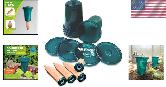 Eco-Friendly Hydro Cup Self-Watering Planters – 0.66 Gallon Capacity, Set of 4