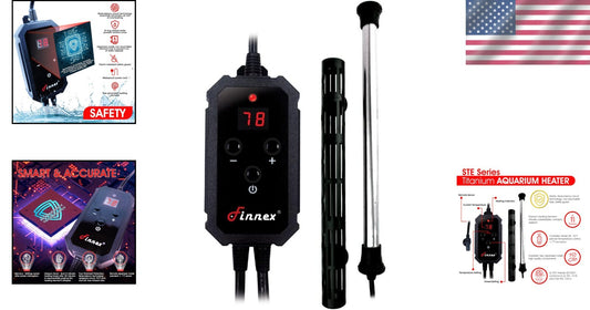 Corrosion-Resistant 600W Titanium Aquarium Heater with User-Friendly Control