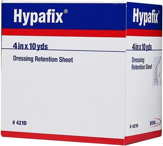 Bulk 6 Pack 4" x 10 yd Sterile Adhesive Foam Dressing Tape for Secure Retention