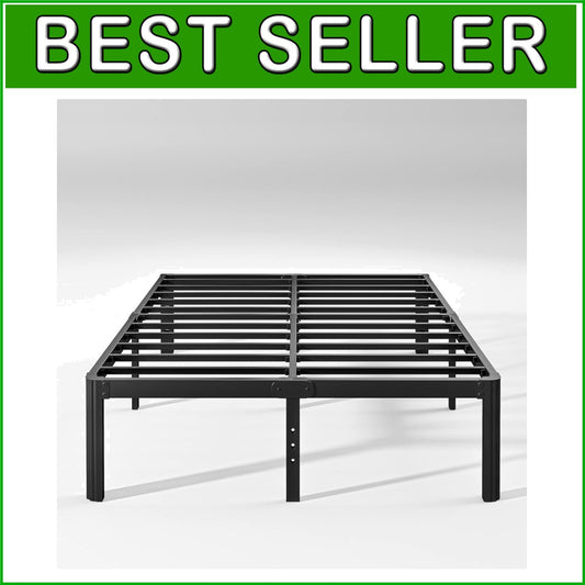 14-Inch Heavy Duty Metal Bed Frame Full - No Box Spring Needed, Easy Assembly