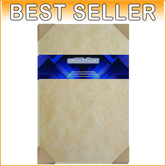 100 Count 11" x 17" Eco-Friendly Parchment Sheets for Vintage Projects & Menus