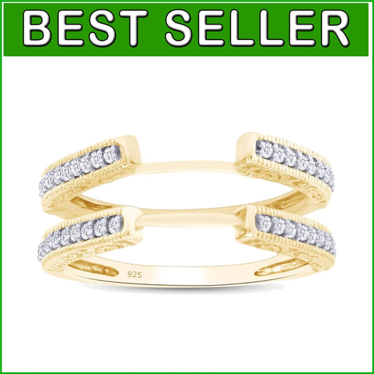 Beautiful Ring Guard Enhancer with Secure Fit for Engagement & Wedding Rings