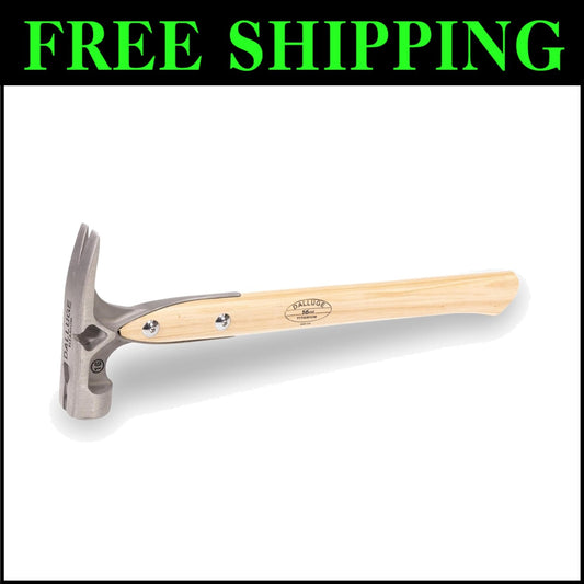 Lightweight 16 oz Titanium Hammer with Milled Face for Versatile Construction